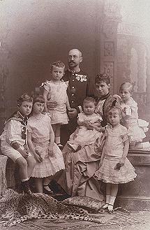 Herzog von Cumberland mit Familie